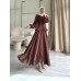 LENORA ELBİSE KAHVE