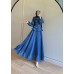 LENORA ELBİSE LACİVERT