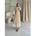 YAQİNA ELBİSE SARI