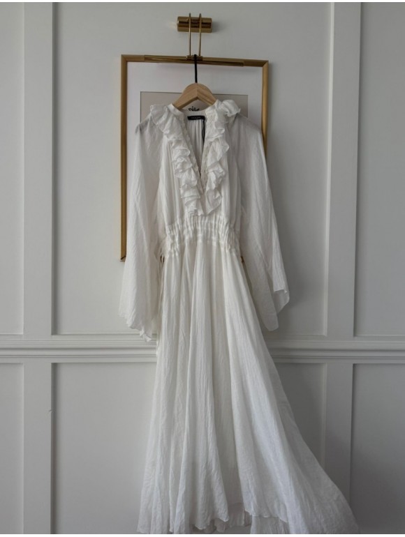 BOHO ELBİSE EKRU