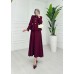 POLİNA ETEKLİ TAKIM BORDO