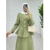 POLİNA ETEKLİ TAKIM MİNT YEŞİLİ