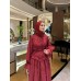 NAZZY ELBİSE BORDO