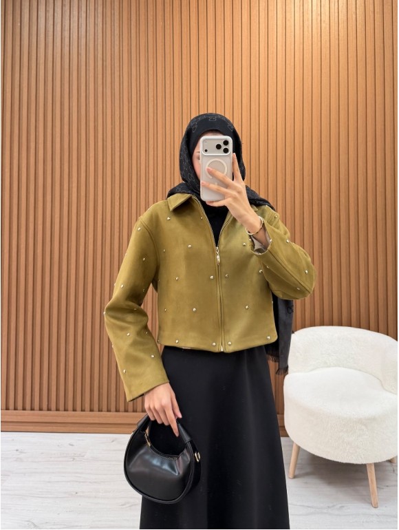 KOWBYE SÜET CEKET HAKİ