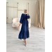 SUARO ELBİSE LACİVERT
