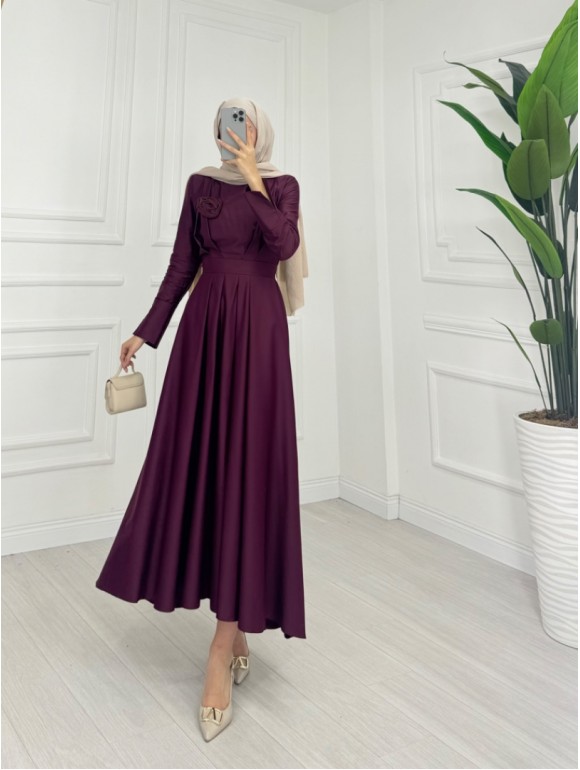 MONACCO ELBİSE BORDO