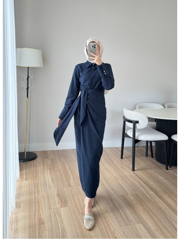 KETY ELBİSE LACİVERT