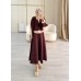 FENDY ETEKLİ TAKIM BORDO