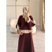 FENDY ETEKLİ TAKIM BORDO
