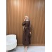 DİAMORE ELBİSE KAHVE