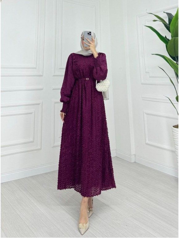 AYSA ELBİSE BORDO