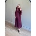 AMANDA ELBİSE BORDO