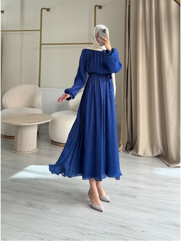 ESMERALDA ELBİSE LACİVERT