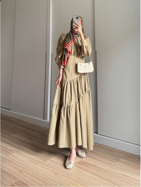 GRACE ELBİSE CAMEL
