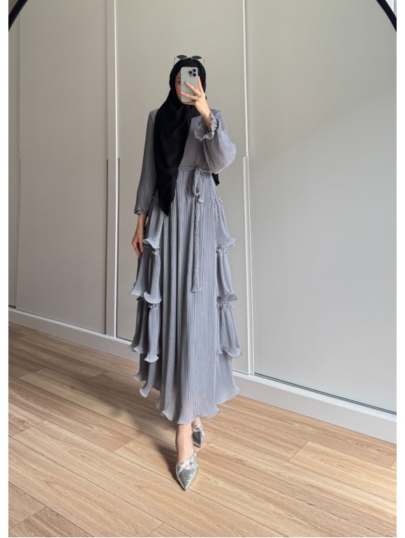 ANNABEL ELBİSE GRİ