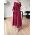 DİANE ELBİSE BORDO