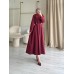 CAMİLİA ELBİSE BORDO
