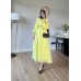 SANDY ETEKLİ TAKIM BUTTER YELLOW