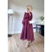 SANDY ETEKLİ TAKIM BORDO