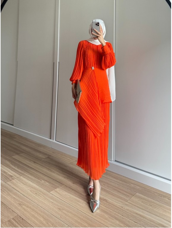CARLEEN ELBİSE TURUNCU