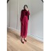CARLEEN ELBİSE BORDO