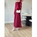 DİNA ELBİSE BORDO