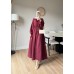 BYMEN ELBİSE BORDO