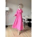 BYMEN ELBİSE PEMBE