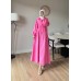BYMEN ELBİSE PEMBE