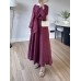 SHEİLA ETEKLİ TAKIM BORDO