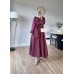 SHEİLA ETEKLİ TAKIM BORDO