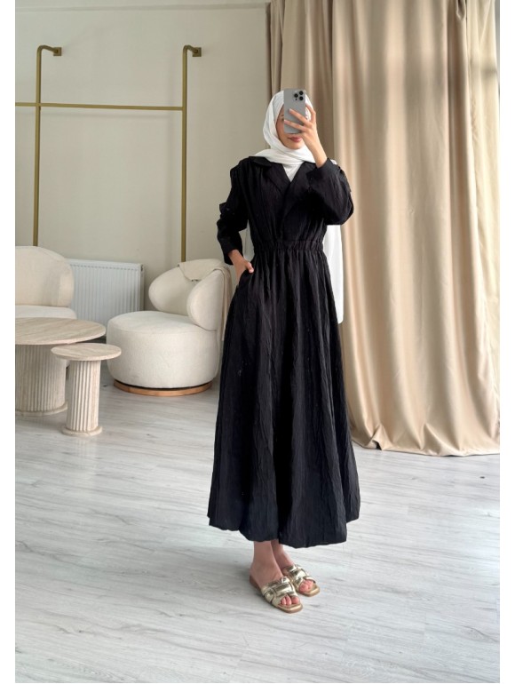 WENDY ELBİSE SİYAH