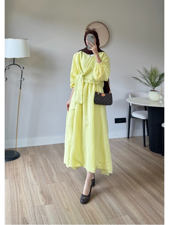 SHEİLA ETEKLİ TAKIM BUTTER YELLOW